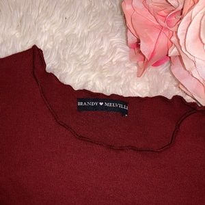 Brandy Melville Tops - NWOT Brandy Melville Thick Cotton Ruffle Top Brandy Melville Tops - NWOT Brandy Melville Thick Cotton Ruffle Top